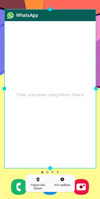 Cara Mengatur Widget WA