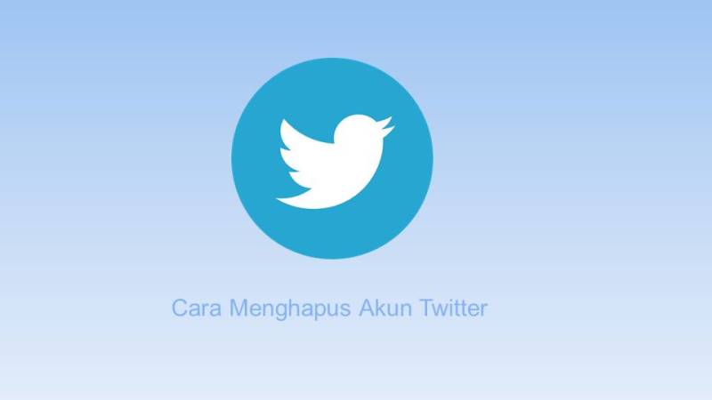 Cara Menghapus Akun Twitter