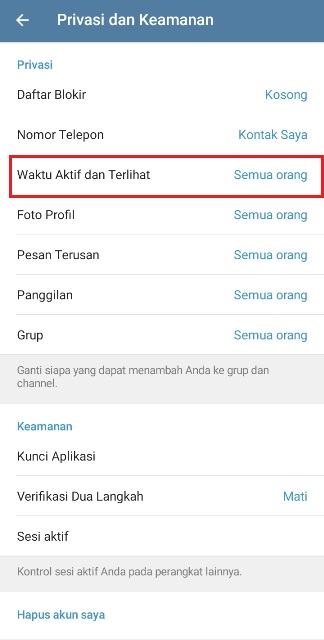 Cara Menyembunyikan Last Seen di Telegram dengan Mudah