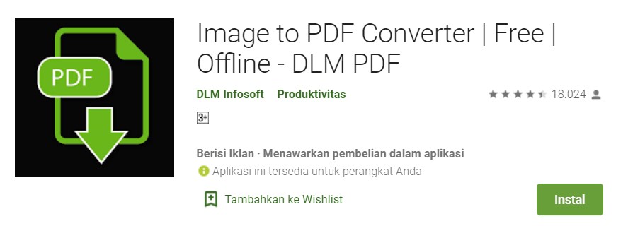 Image to PDF Converter Free Offline Aplikasi Convert JPG to PDF