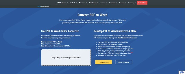 Investintech Free Online PDF to Word Converter