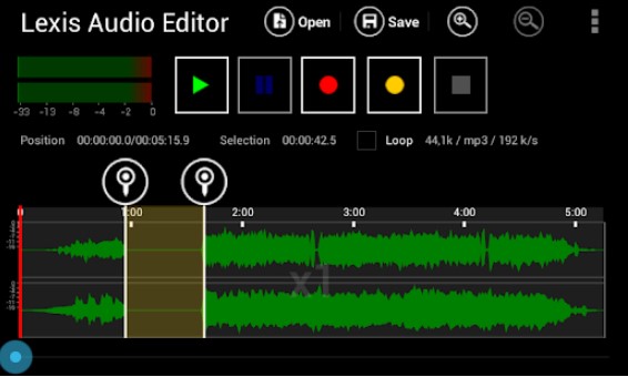 Lexis Audio Editor