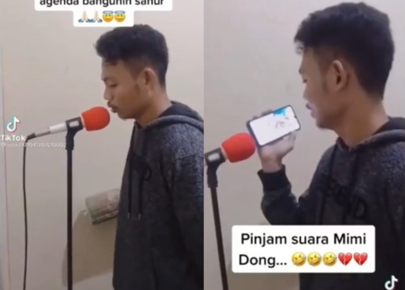 Ngakak Abis! Pemuda ini Pakai Suara Mimi Peri Saat Bangunkan Sahur Ngakak Abis Pemuda ini Pakai Suara Mimi Peri Saat Bangunkan Sahur