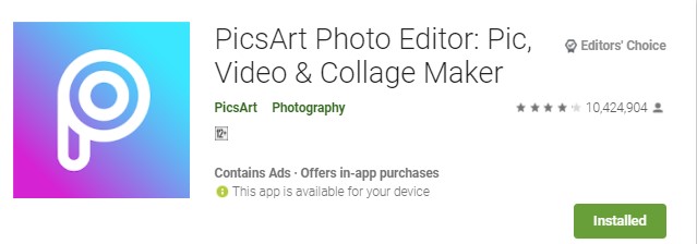 PicsArt Photo Editor