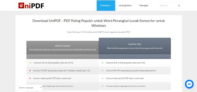 UniPDF Aplikasi Convert PDF to Word
