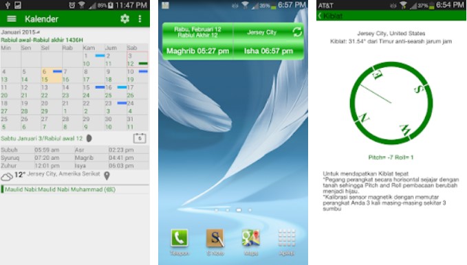 Waktu Shalat Kalender Islam Aplikasi Kalender Hijriyah