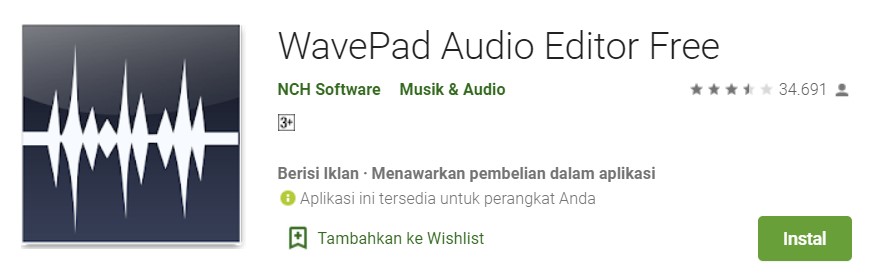 WavePad Audio Editor Free
