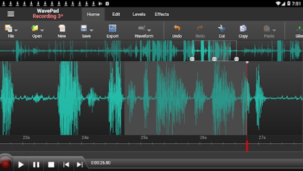 WavePad Free Audio Editor