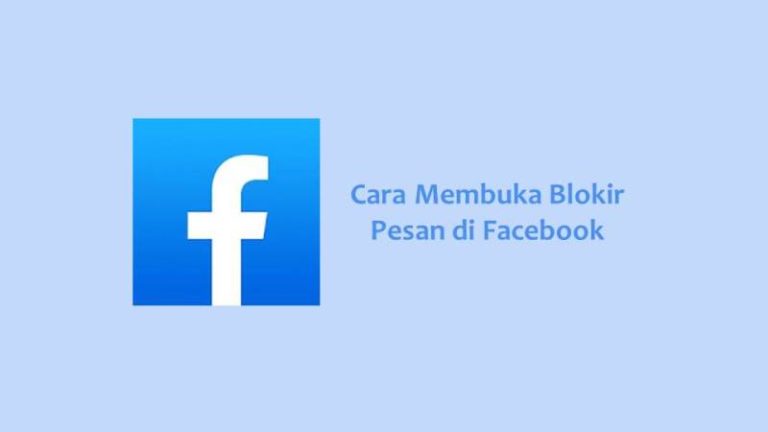 Cara Membuka Blokir Pesan di Facebook