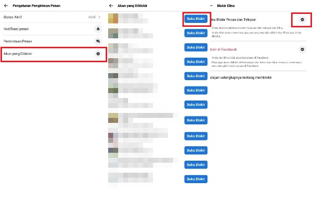 Cara Membuka Blokir Pesan di Facebook Lite