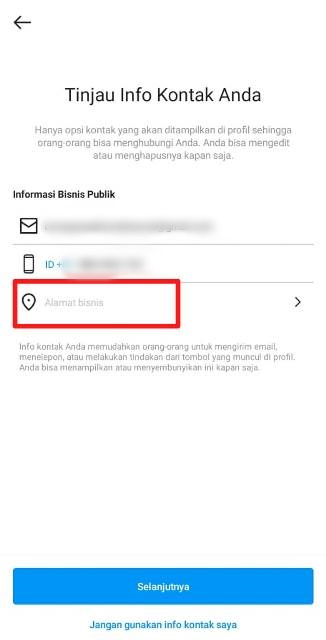 Cara Menambahkan Lokasi di Bio Instagram Bisnis