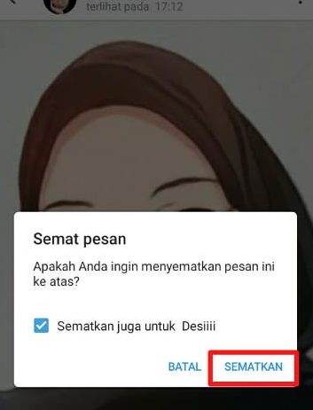 Cara Menggunakan Fitur Sematkan