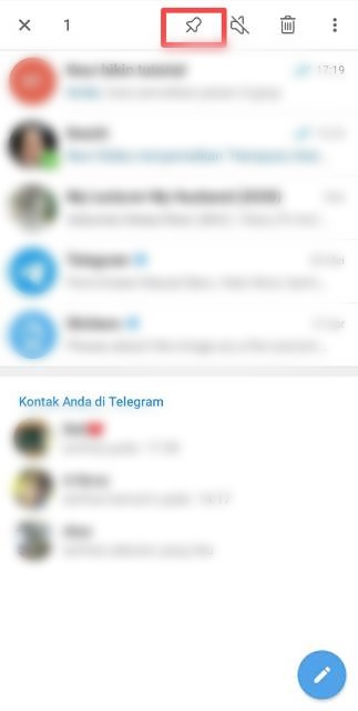 Cara Menyematkan Pesan di Telegram Android