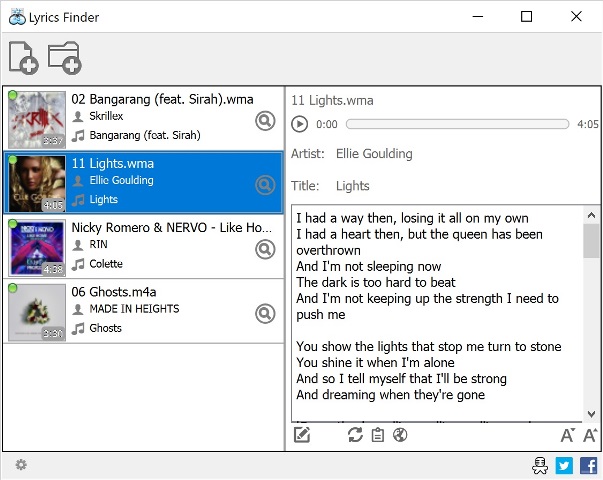 MediaHuman Lyrics Finder Aplikasi Lirik Lagu PC