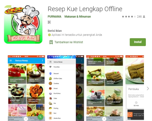 Resep Kue Lengkap Offline