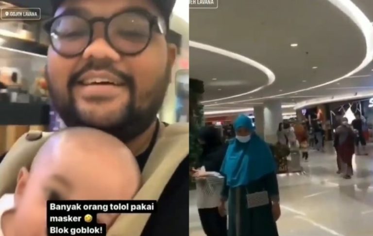 VIRAL Pria Sebut Pengunjung Mal Bermasker Bodoh Netter Langsung Murka