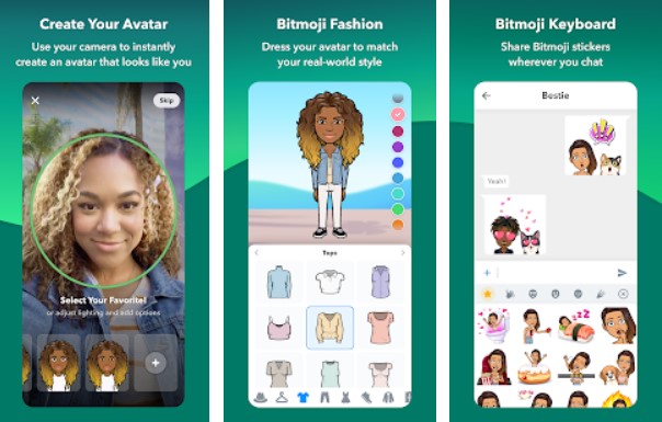 Bitmoji Aplikasi Pembuat Animoji