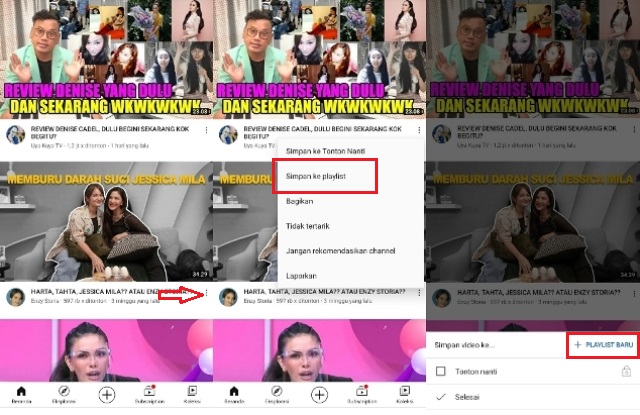 Cara Buat Daftar Putar di YouTube