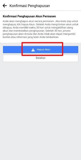 Cara Menghapus Akun Facebook Sendiri Cara Menghapus Akun Facebook Sendiri