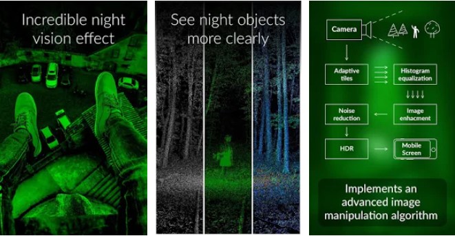 Color Night Vision Camera Simulator VR