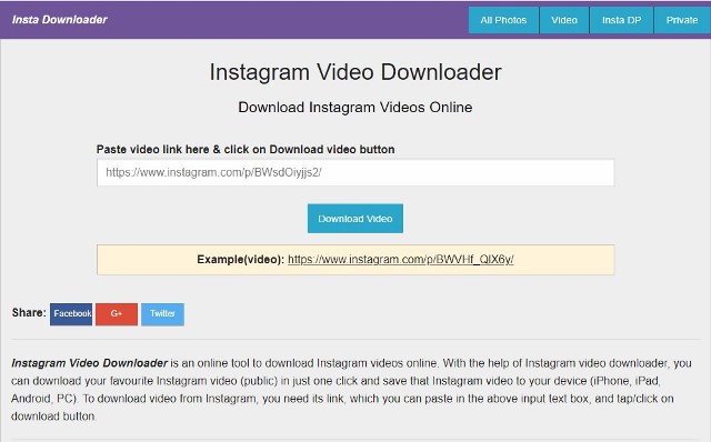 Insta Downloader Situs Download Video Instagram