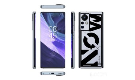 Render Smartphone Misterius Infinix dengan Fast Charging 160W