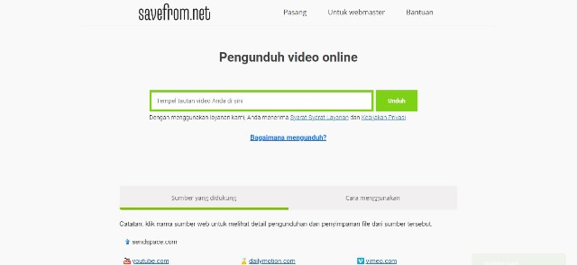 SaveFrom.net Situs Download Video Instagram