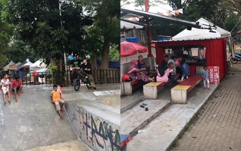 Viral Video Emak emak Cekcok dengan Komunitas BMX dan Skate di Serang Ini Gara garanya