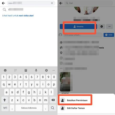 Cara Batalkan Pertemanan di FB