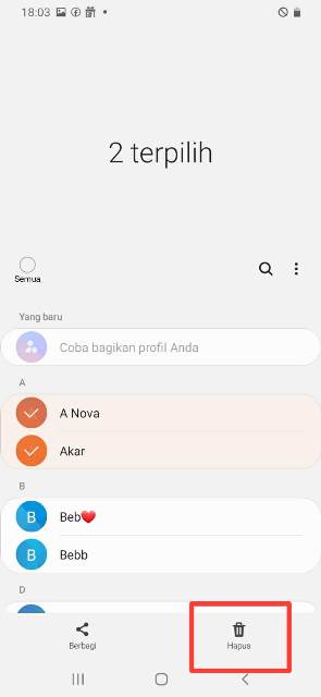 Cara Hapus Kontak WhatsApp Sekaligus Banyak