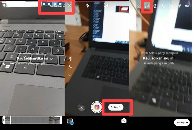 Cara Membuat Video Reels Instagram dengan Lirik Lagu Mudah