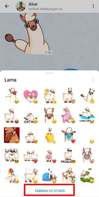 Cara Menambahkan Sticker