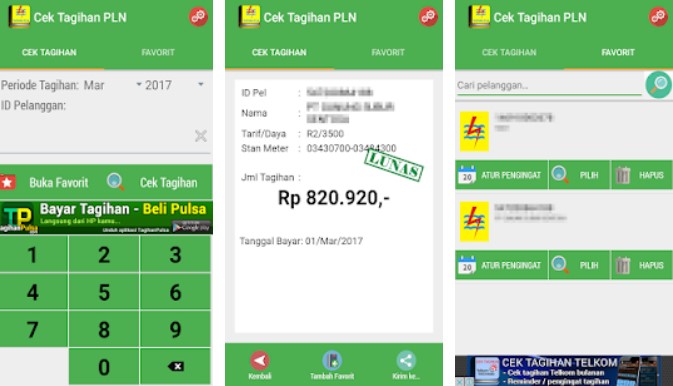 Cek Tagihan PLN Reminder Aplikasi Cek Tagihan Listrik