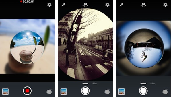 FishEyeVideo Free Aplikasi Kamera Cembung di Android