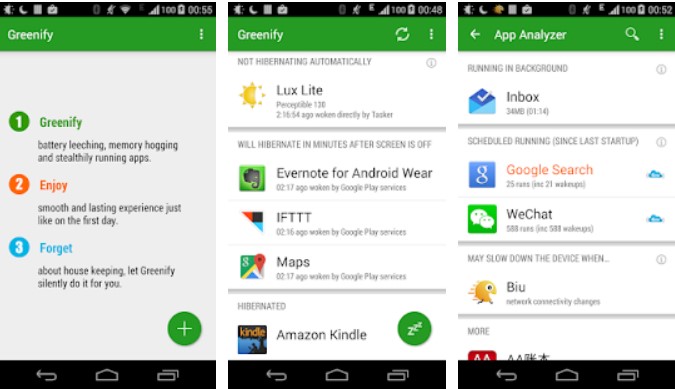 Greenify Aplikasi Pembersih RAM Android