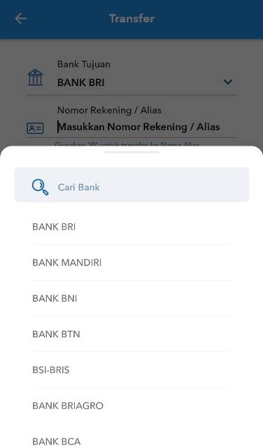 Pemilihan Bank