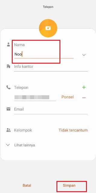 Penggantian Nama WhatsApp