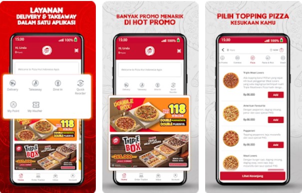 Pizza Hut Delivery Aplikasi Pesan Makanan Online
