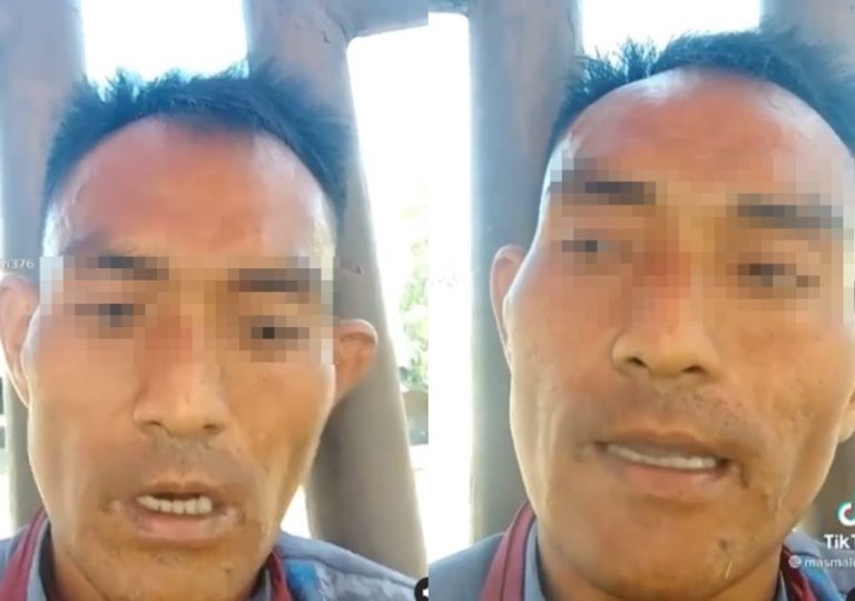 Seorang Pria Hina Jokowi dan Ngaku Tak Takut Polisi Pas Diciduk Langsung Lemas