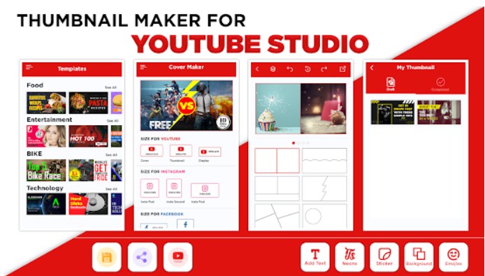 Thumbnail Maker For YouTube Create Channel art