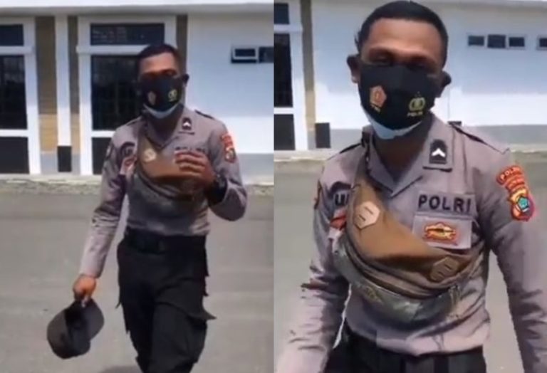 VIRAL Aksi Oknum Polisi Hina Tukang Sapu Jalan Akhirnya Berujung Dihukum Begini