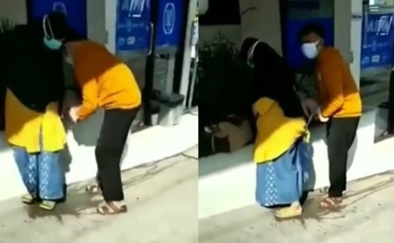 VIRAL Seorang Wanita Melahirkan Sambil Berdiri di Dekat ATM Yogyakarta