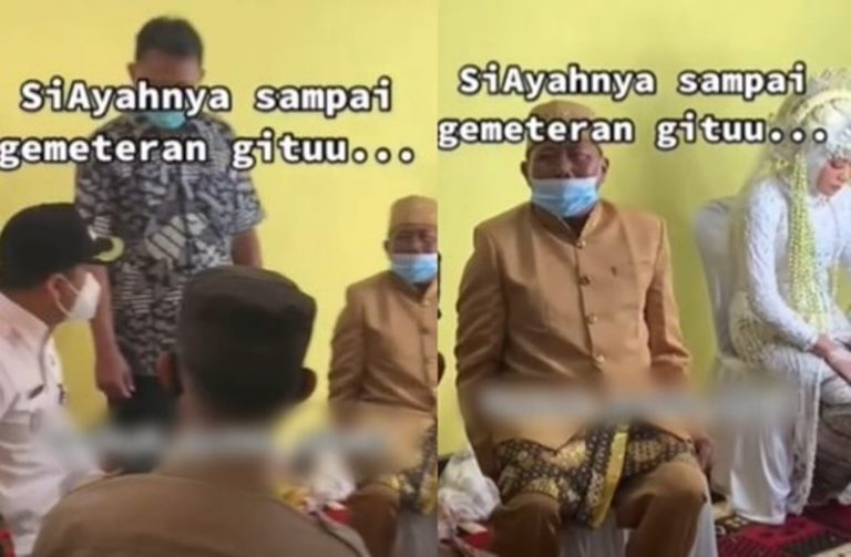 Viral Petugas Bubarkan Acara Pernikahan yang Baru Dimulai Ayah Pengantin Gemetaran