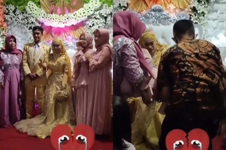 Viral Video Wanita Menangis Hingga Pingsan di Pelaminan Saat Hadiri Nikahan Mantan