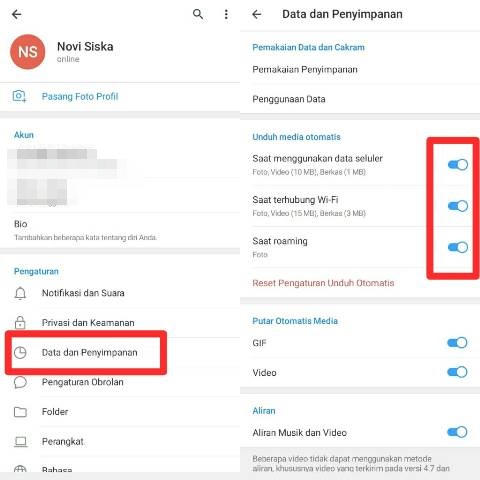 Cara Agar Telegram Tidak Bisa Download Otomatis