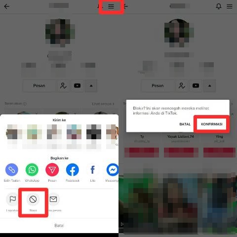 Cara Blokir Akun TikTok Orang