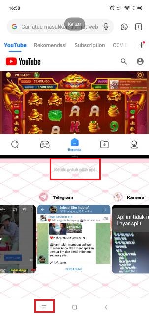 Cara Mengganti Aplikasi di Layar Split