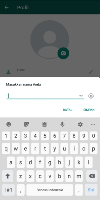 Cara Menghilangkan Nama di WhatsApp Android