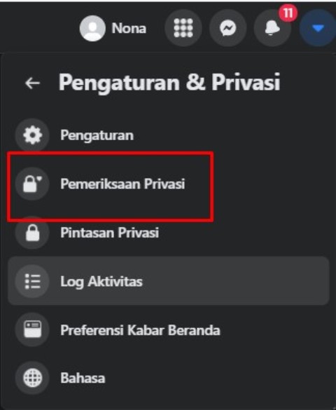 Cara Menyembunyikan Nomor HP di FB PC