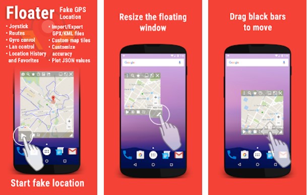 Fake GPS Location Floater